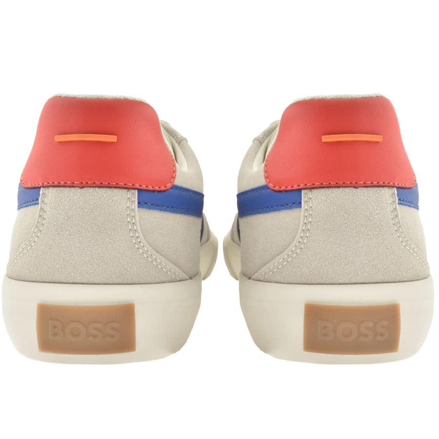 BOSS Aiden Tennis Trainers Light Beige | Mainline Menswear us